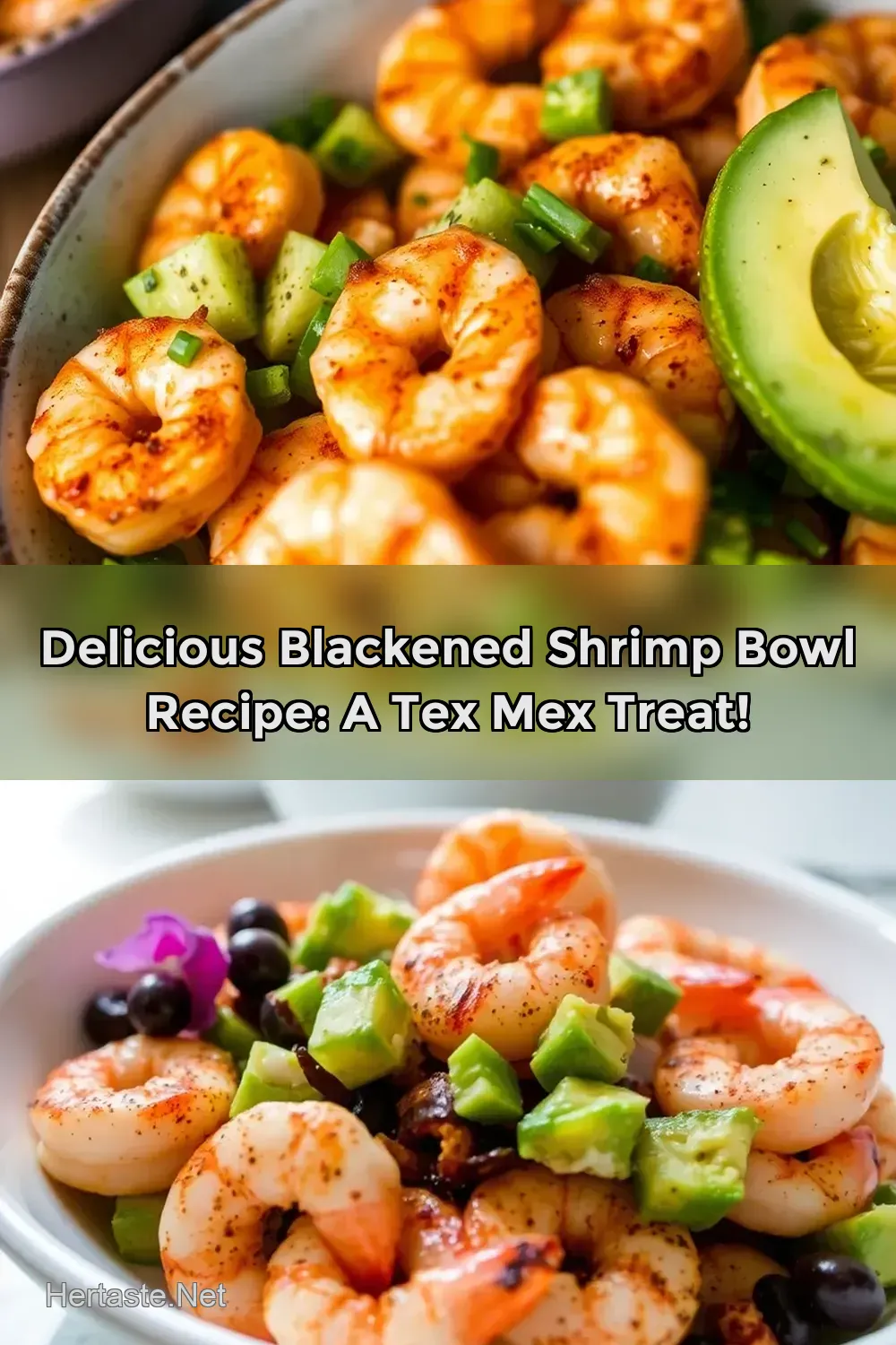 Easy & Flavorful Blackened Shrimp Bowls with Zesty Avocado…