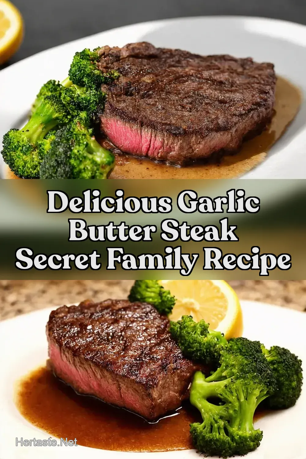 Lemon Garlic Butter Steak with Broccoli My Quick Easy Ribeye