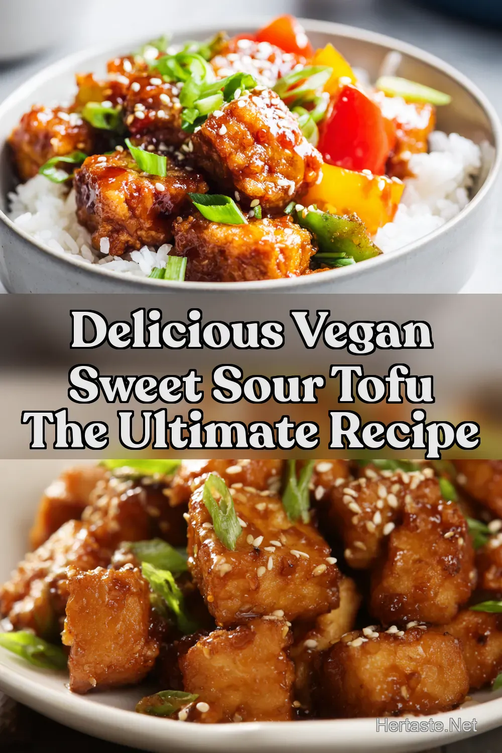 Sweet Sour Tofu Crispy Vegan Delight - HerTaste.net