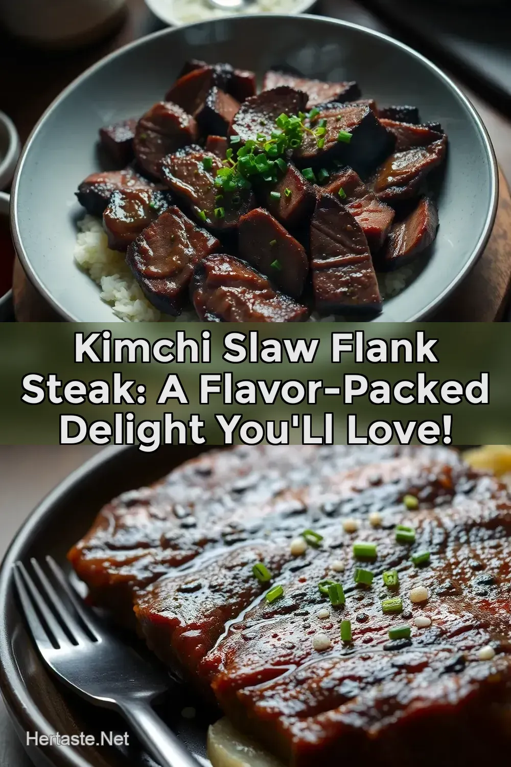 Kimchi Slaw Flank Steak: A Flavor-Packed Delight You' ll Love!