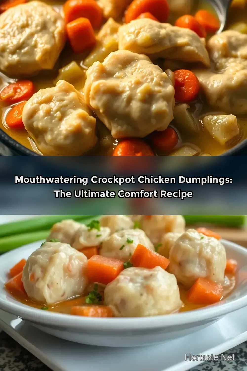 Classic Comfort Chicken and Dumplings: Hearty and Delicious…