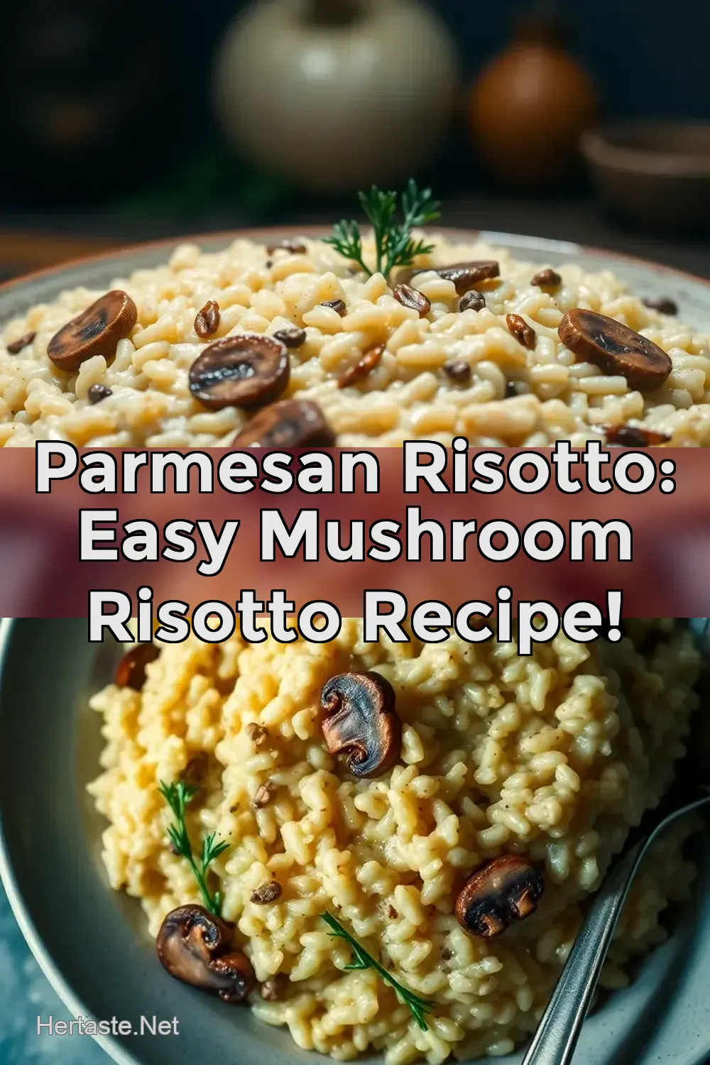 Parmesan Risotto: Easy Mushroom Risotto Recipe!