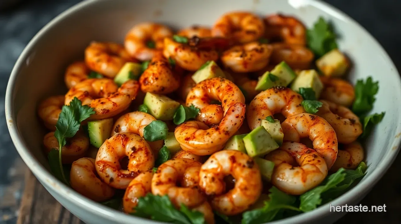 Easy & Flavorful Blackened Shrimp Bowls with Zesty Avocado Salsa Blackened Shrimp Bowls with Zesty Avocado Salsa