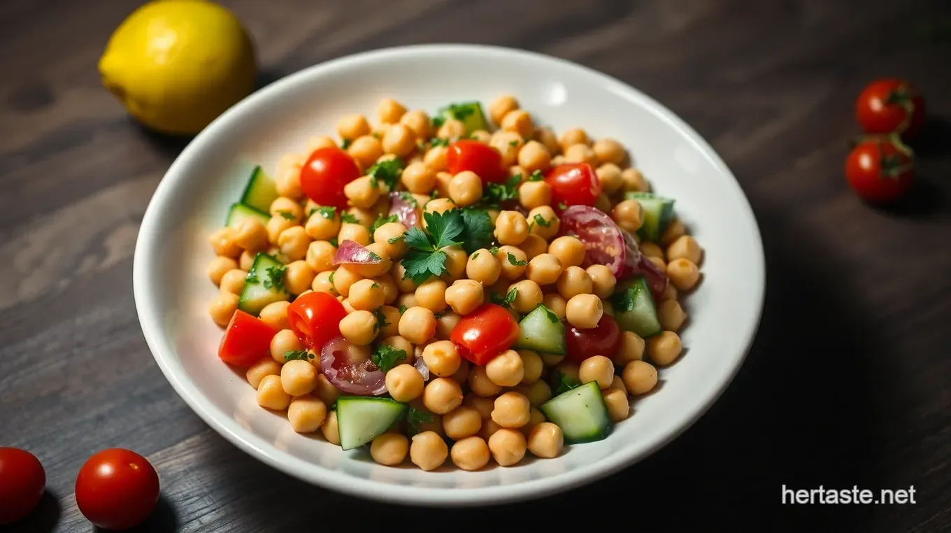 Easy & Vibrant Chickpea Salad: My Go-To Summer Recipe Chickpea Salad Fiesta: A Fresh Twist on a Classic
