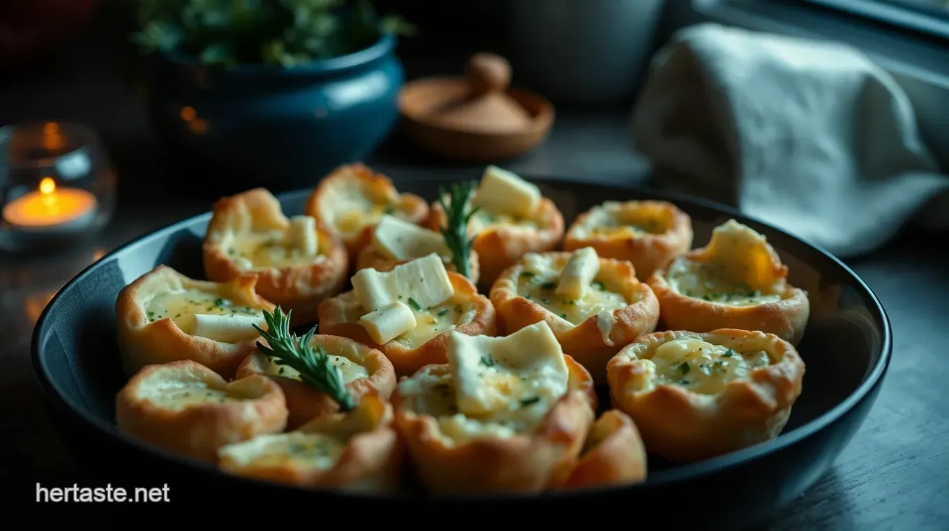 Easy & Cheesy Brie Bites with Crescent Rolls: My Go-To Holiday Appetizer Deliciously Cheesy Brie Bites Wrapped in Flaky Crescent Rolls