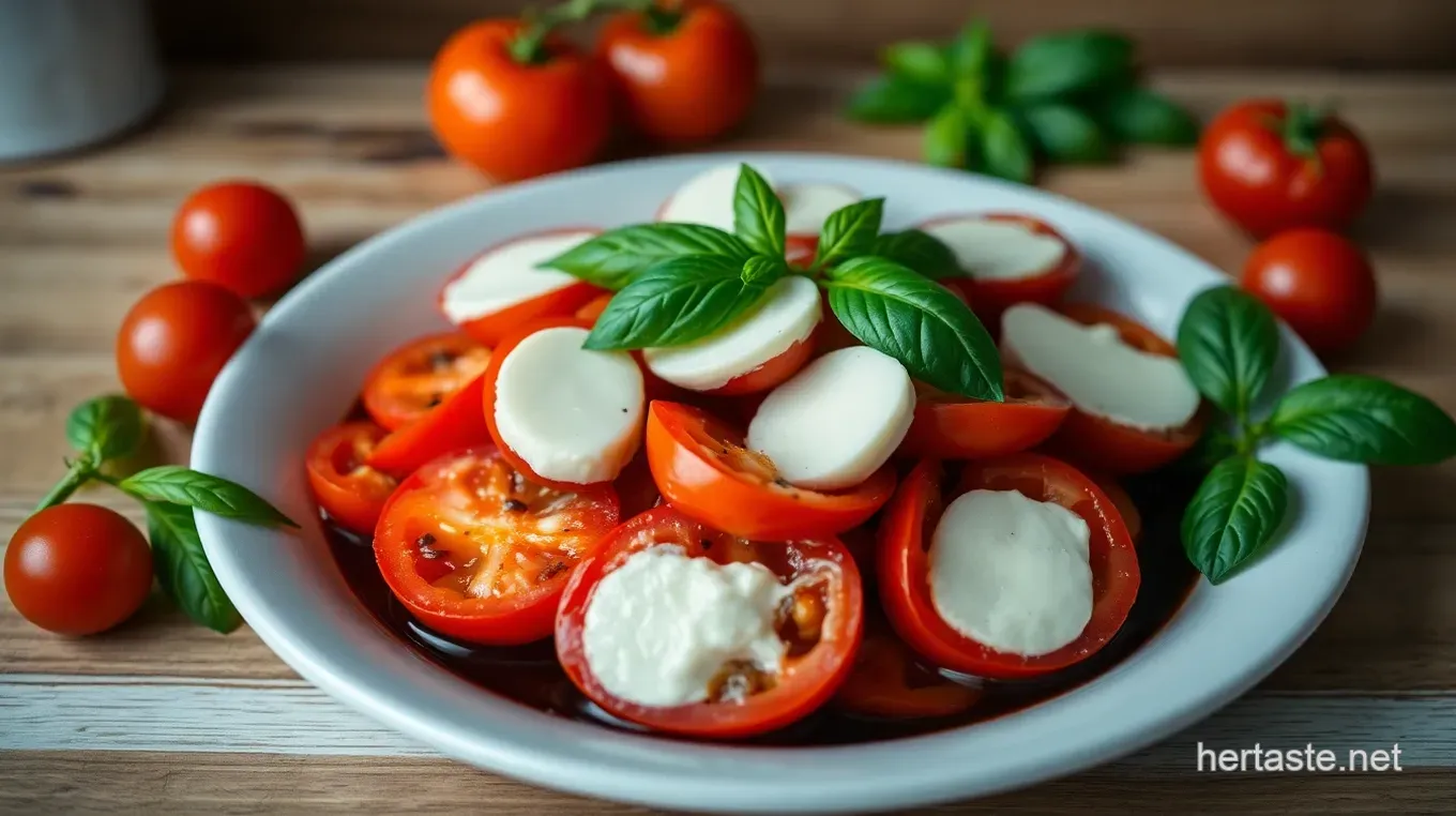 Easy & Delicious Mozzarella Caprese: A Fresh Italian Classic Delightful Mozzarella Caprese Salad