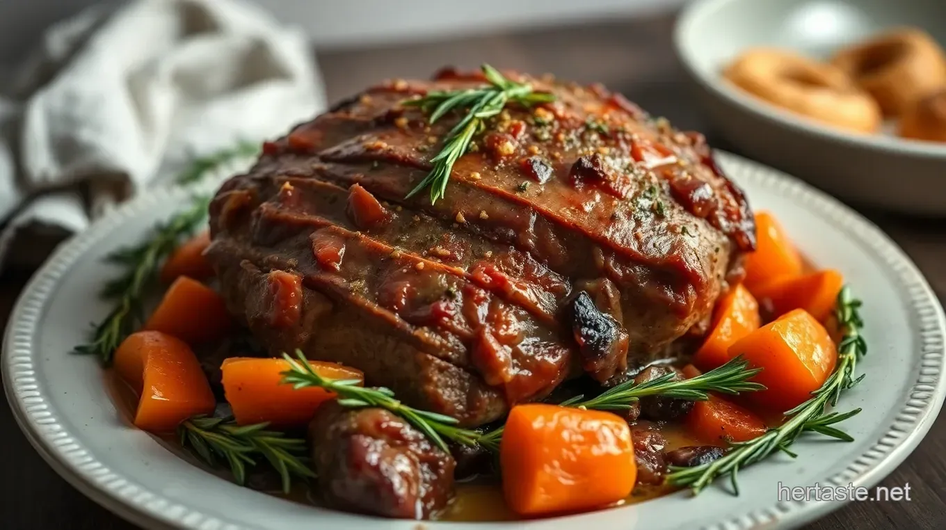 My Savory Beef Top Round Roast Oven Recipe: Juicy & Flavorful Every Time Savory Oven-Roasted Beef Top Round Roast