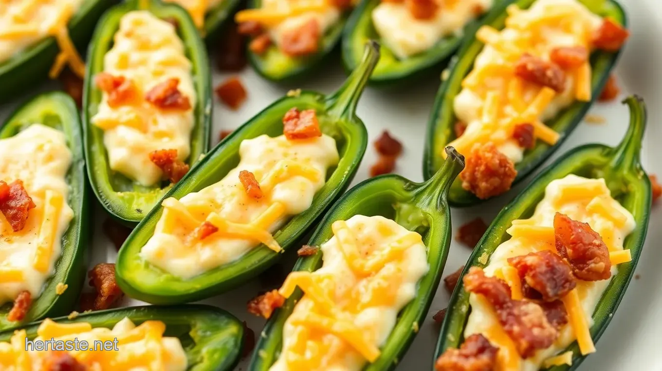 Stuffed Fresh Jalapeños with Cream Cheese and Bacon