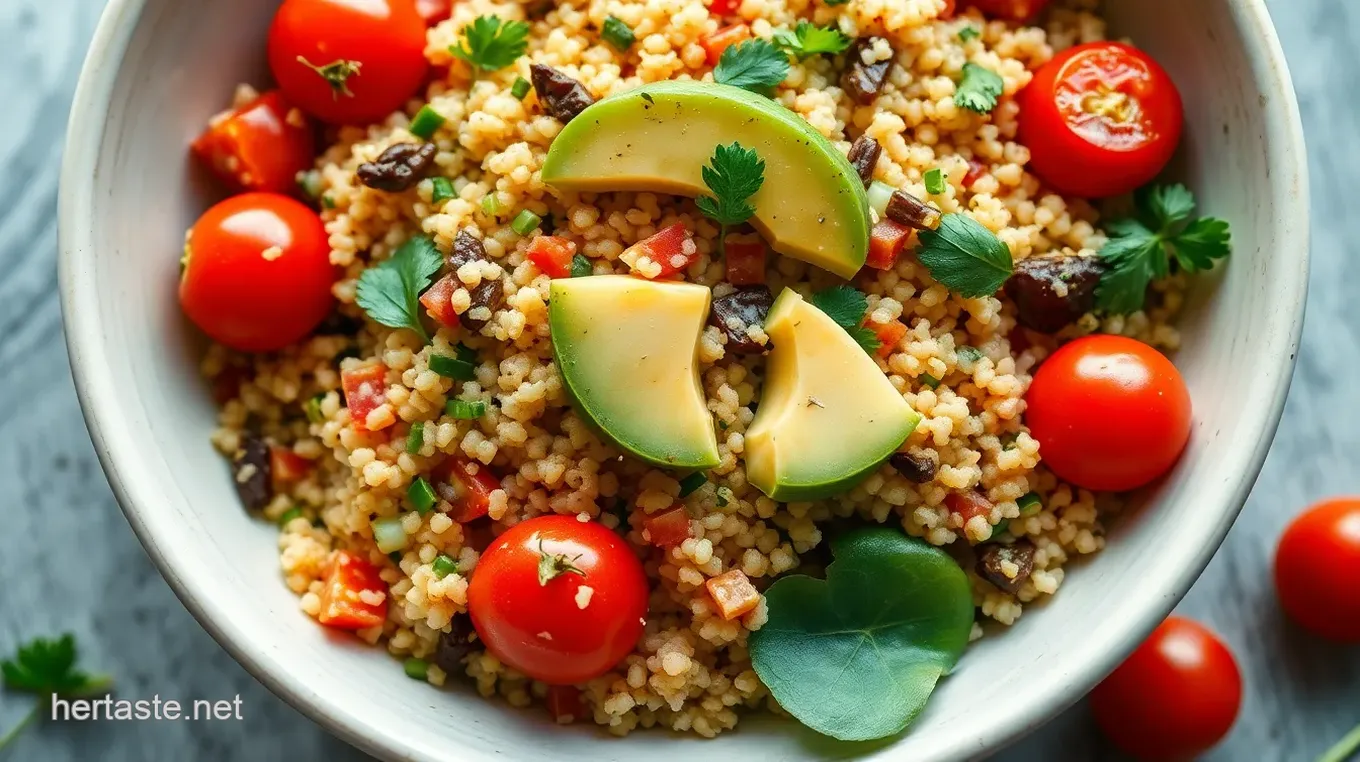 Vibrant Vegan Quinoa Salad with Citrus-Avocado Dressing