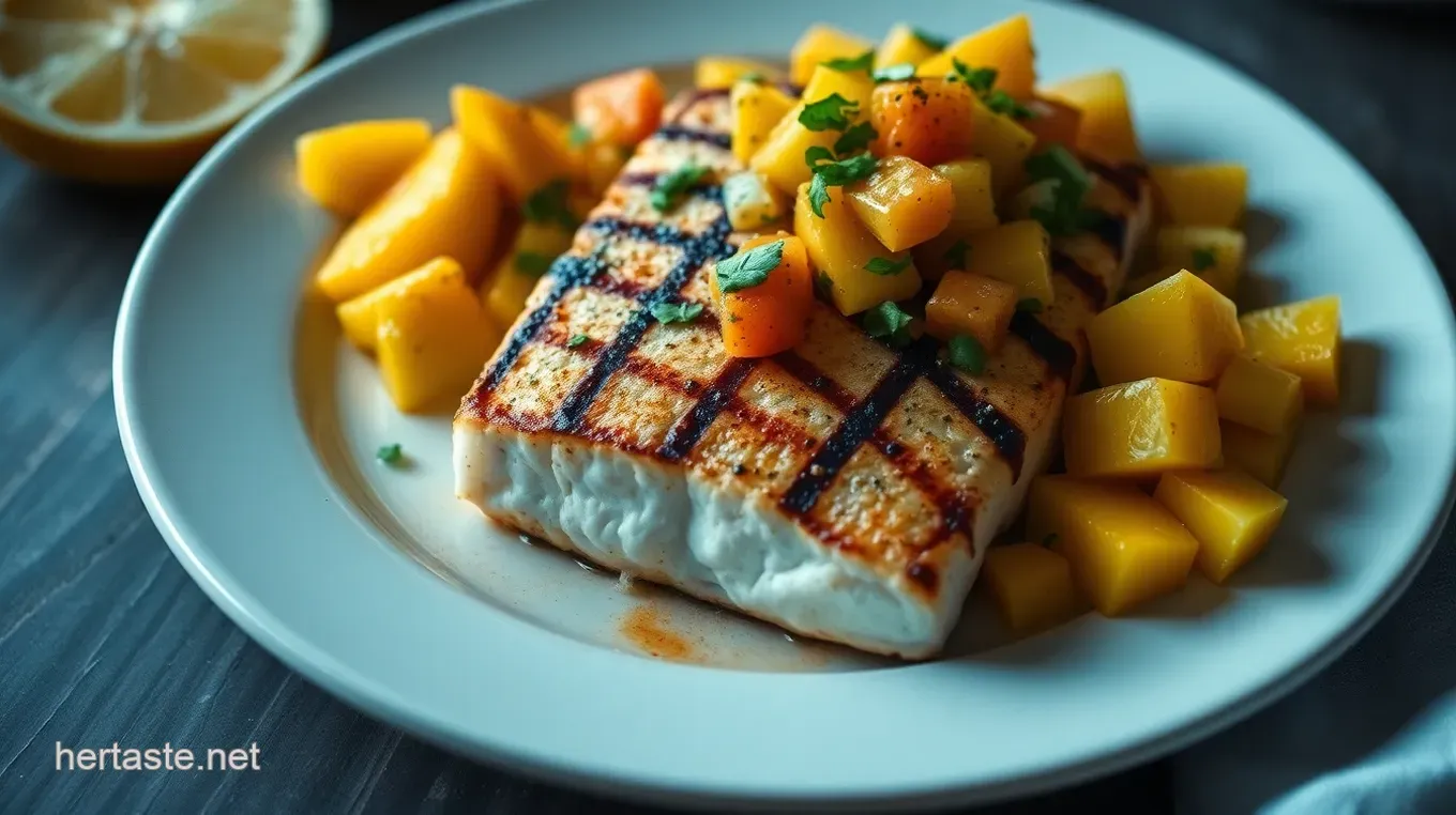 Zesty Grilled Mahi Mahi Recipe: A Tropical Treat with Mango Salsa Zesty Grilled Mahi Mahi with Mango Salsa
