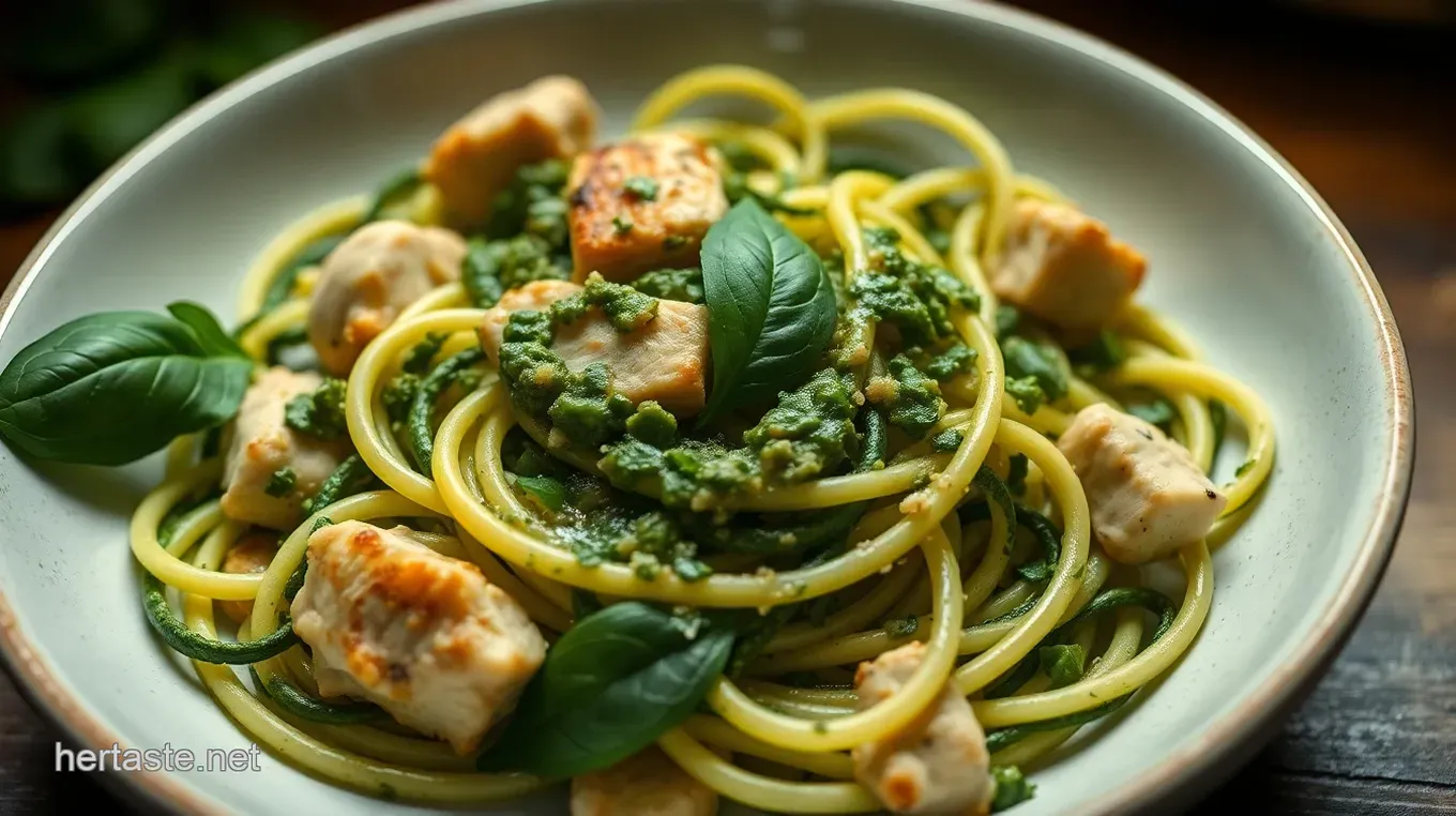 Zesty Low Carb Dinner Ideas: Satisfying Zucchini Noodles with Pesto Zesty Zucchini Noodles with Basil Pesto and Grilled Chicken