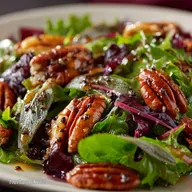 15Minute Thanksgiving Salad: Easy Maple-Sage Vinaigrette Pecans