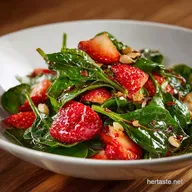 Strawberry Spinach Salad The Bright 20Minute Recipe for Summer
