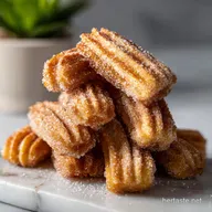 Healthy Air Fryer Churro Bites in 20 Minutes: Crispy Baked Dessert