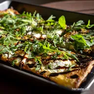 Arugula Pizza The Rocket Man with Balsamic Glaze