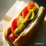 Chicago Style Hot Dog Recipe Taste the Windy City