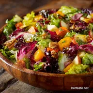 Autumn Chopped Salad: The Harvest Jewel with Maple Cider Dressing