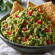 Avocado Serrano Guacamole Dip in 10 Min
