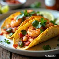 Baja Shrimp Taco Recipe Chipotle Crema Dream