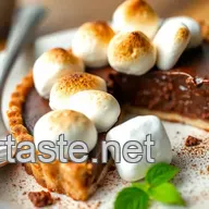 How to Bake Chocolate Tart with Toasted Marshmallow: An Amazing Treat!