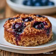 Baked Blueberry Oatmeal Meal Prep