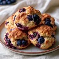 Baked Blueberry Scones in 30 Minutes