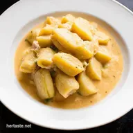 Baked Chicken Gnocchi with Garlic Asiago Cream Sauce