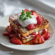 Baked Strawberries and Cream French Toast Recipe