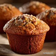 Bakery Style Banana Nut Muffins High Dome Moist Crispy Demerara Crust