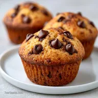 Banana Chocolate Chip Muffins in 30 Min