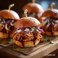 Barbecue Pulled Chicken Sliders: Sticky, Smoky Comfort Food Recipe