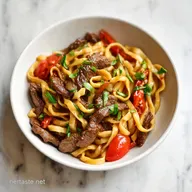 Beef and Noodles in 35 Minutes: Tender Beef and Silky Gravy