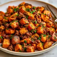 Beef Sweet Potato Bowl for 4 Servings