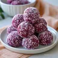 Blueberry Ladoo with Coconut