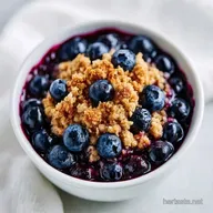 Blueberry Crisp with Oats for 8 Servings