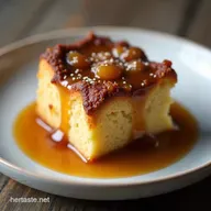 Best Brioche Bread Pudding with Salted Caramel Sauce Recipe