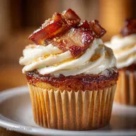 Full English FryUp Maple Bacon Cupcakes Brown Butter