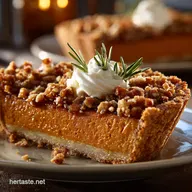 Thanksgiving Desserts: Make Ahead Sweet Potato Pie with Bourbon Crumble