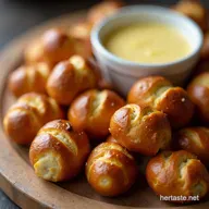 Best Buttery Soft Pretzel Bites Recipe Beer Garden Style