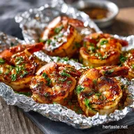 NoFuss Cajun Shrimp Foil Packs Recipe Oven or Grill