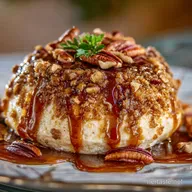 Caramel Pecan Cheesecake Dessert Cheese Ball: Easy No-Bake Decadence