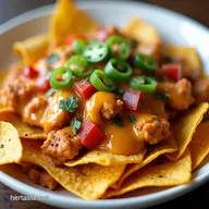 Cheesy Chicken Fajita Nachos Easy Party Food