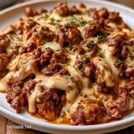 Cheesy Ground Beef Dip in 20 Minutes