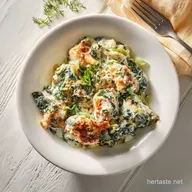 Chicken Florentine Casserole in 45 Minutes for 6 Servings