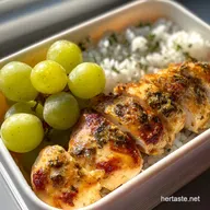 Chicken and Grapes Bento Lunch in 10 Minutes - Kid Approved Lunch