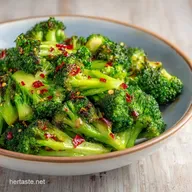 Charred Chili Flake Roasted Broccoli