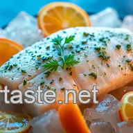 Chilled Citrus Herb Fish on Ice: A Refreshing Summer Delight