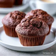 Chocolate Banana Zucchini Muffins (12)