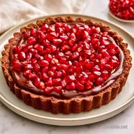 No-Bake Chocolate Pomegranate Dessert