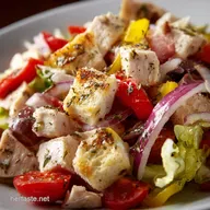 Chopped Chicken Antipasto Salad Easy Low Carb Italian Main Dish
